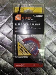 Shock Doctor Adult Ultra Double Remoldable Braces Mouthguard Brand New - Picture 1 of 1