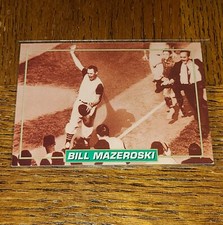 PIRATES BILL MAZEROSKI 1995 MENNEN SKIN BRACER THE SERIES ENDER CARD