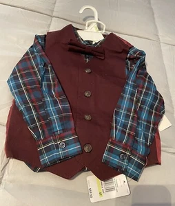 Nautica 4 Piece Suit Boys 4T Holiday Suit - New - Picture 1 of 7