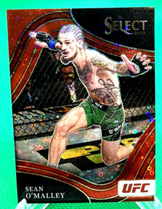 2022 Select UFC SEAN O'MALLEY Red Disco Prizm Octagonside RC (No. 287) #63/99!