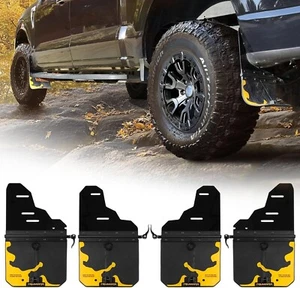 Guardabarros de goma delanteros y traseros de 10" x 19" para Ram 1500 2019-25 - Imagen 1 de 11