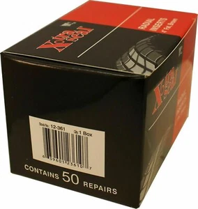 Lot of 2 box of 50 Xtra Seal 12-361 FAT BROWN STRING TUBELESS TIRE PLUG  4" - Picture 1 of 1