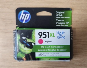 HP 951XL Magenta Original Ink Cartridge Factory Sealed - Picture 1 of 2