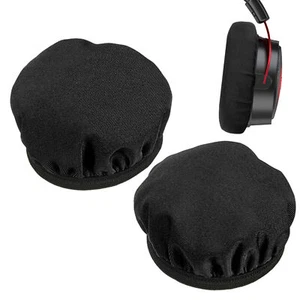 Fabric Headphone Covers Earpad Cover Protectors Elastic Washable Ear Pads Covers - Picture 1 of 13