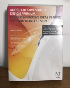 Adobe Creative Suite 3 Design Premium Macintosh Education Adobe PN 19500415 - Picture 1 of 5