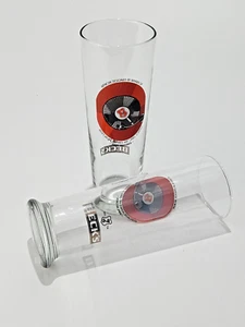 Becks Vinyl Records Glas Bierglas Music Inspired Art Label Contes Rarität - Bild 1 von 5