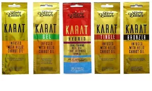 Body Butter KARAT Premium Sunbed Tanning Accelerator Lotion Sachets Multi Choice - Picture 1 of 11
