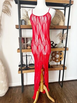 Leg Avenue красный кружева белье платье длинный размер королева размер XL - Изображение 1 из 4