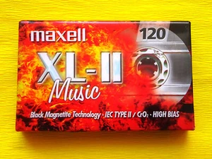 1x MAXELL XL-II Music 120 Cassette Tape 2002-2005 + OVP + SEALED + - Picture 1 of 2