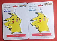 Hallmark Keepsake 2023 Pokémon: PIKACHU, Set of 3 Christmas Tree Ornaments