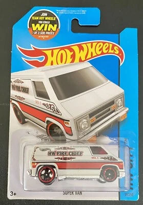 2015 HOT WHEELS HW CITY SUPER VAN WHITE NIB - Image 1 of 2