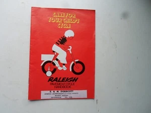 Vintage TI Raleigh Cycle Handbook Covering Childrens Models Early 80's - Picture 1 of 10