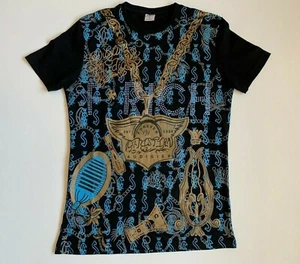 Christian Audigier Mens T-shirt Size M 100 % Cotton - Picture 1 of 10