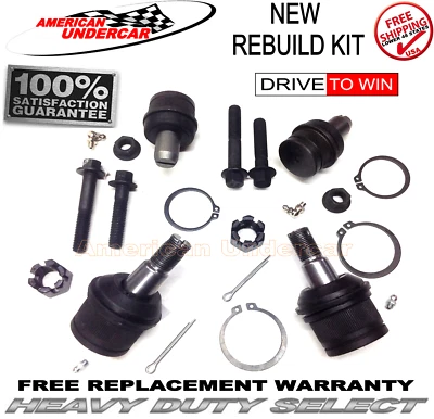 Kit de rótulas superiores e inferiores HD para Ford F150 1987-1995 tracción trasera Foto 1 de 2