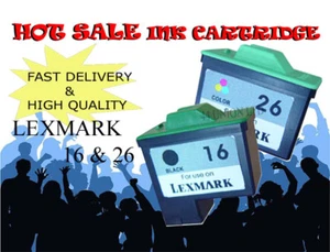 LEXMARK 16 26 PER X1195 X2200 X2230 X2250 X75 i3 ij650 - Foto 1 di 1