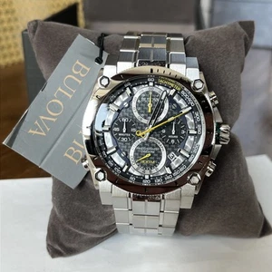 BULOVA Chronograph ICON 46mm Stainless Steel Men's Watch - 96B175 MSRP: $975 - Picture 1 of 9