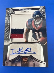 Crown Royale 2012 - DeVier Posey #261/349 (AU, MEM, RC) - Imagen 1 de 4