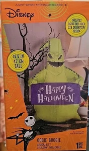Nightmare Christmas Oogie Boogie Happy Halloween 18,5 Zoll Airdorable aufblasbar - Bild 1 von 4