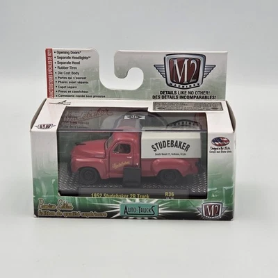 M2 Machines Auto Trucks 1952 Studebaker 2R Truck R36 15-78 Diecast 1:64 Scale - Image 1 of 4