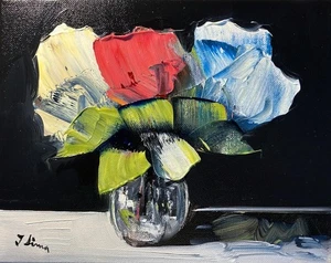 JOSE LIMA OIL PAINTING IMPRESSIONIST  ART COLLECTIBLE 8x10 - Picture 1 of 3