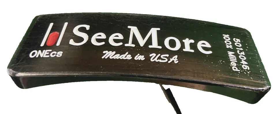 SeeMore ONE Cs Center Shaft Milled Putter 5013046  Steel 33" Great Grip + HC RH - Image 1 of 4