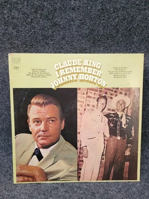 Vintage Claude King Vinyl LP I Remember Johnny Horton Columbia CS9789 Country 19 - Image 1 of 4