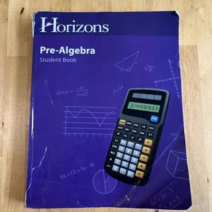 Horizons Pre Algebra Student Book Paperback AOP Homeschool, Alpha Omega, Used - Picture 1 of 10