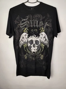 Vintage streetwear y2k sk8 designer Avant Garde Smet Tee - Picture 1 of 7