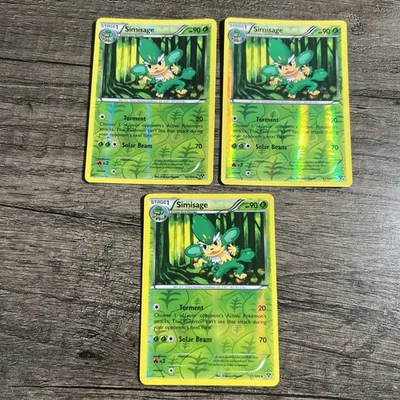 Simisage 11/146 XY Base Reverse Holo Pokemon Card 3 - Image 1 of 4