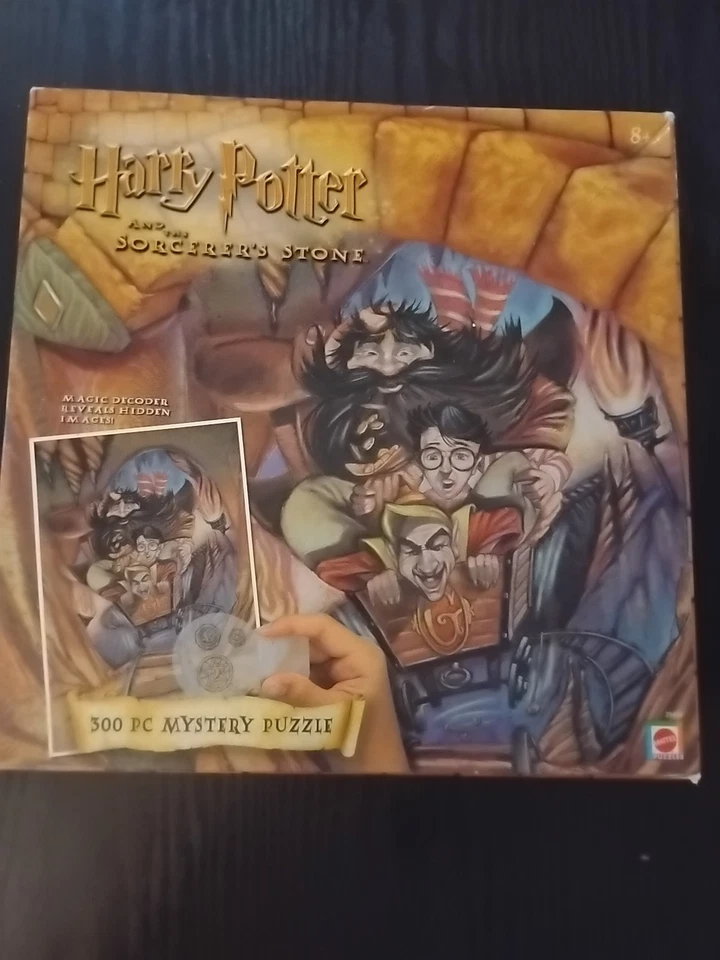 Harry Potter and The Sorcerer's Stone 300 PC Mystery Puzzle Mattel 8