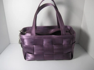 Harvey's Seatbelt Bag Purse Satchel Purple Amethyst Keychain Light Boxy Short - Image 1 of 4