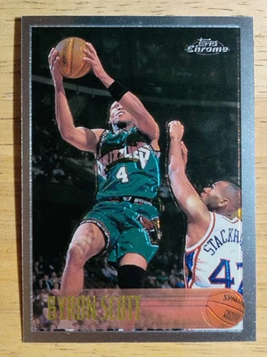 1996-97 Topps cromo #37 Byron Scott Foto 1 de 2