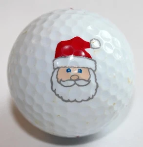Vintage Santa Claus Spaulding 1 Christmas Golf Ball - Picture 1 of 4
