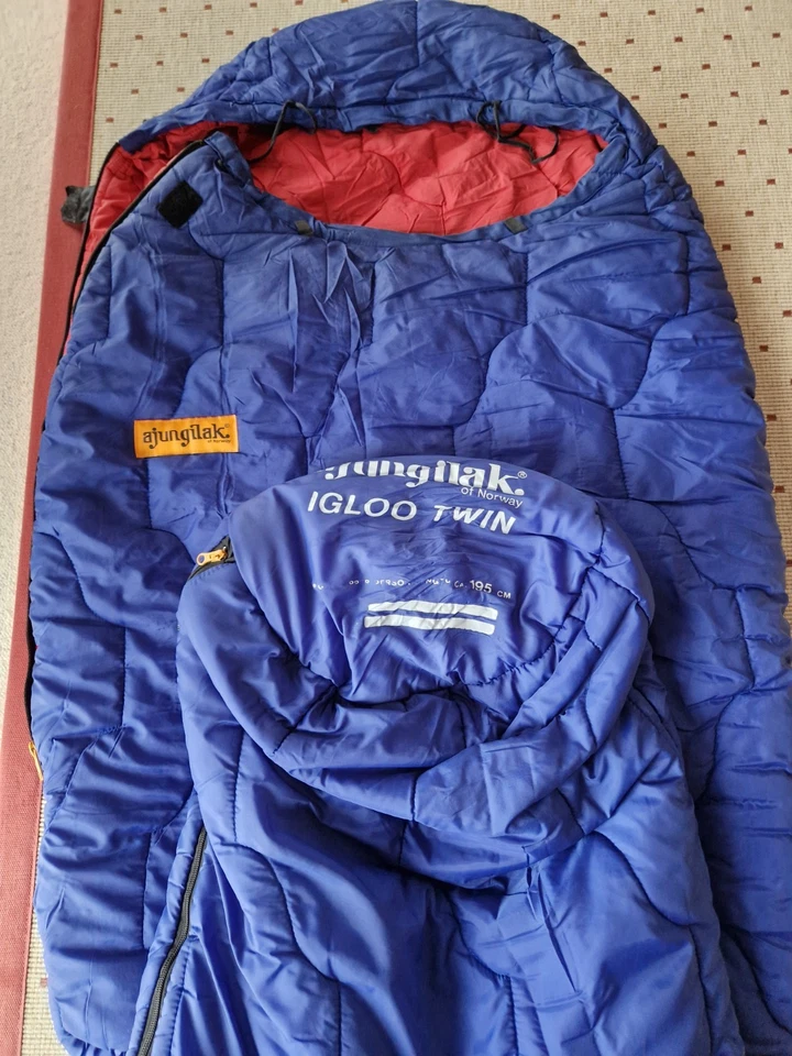 Ajungilak Schlafsack Kompakt Twin 195, Quallofil 7 , Links Zipper - Bild 1 von 4