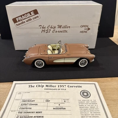 Corvette The Chip Miller 1957 Danbury como nuevo título NIOB con título Foto 1 de 4