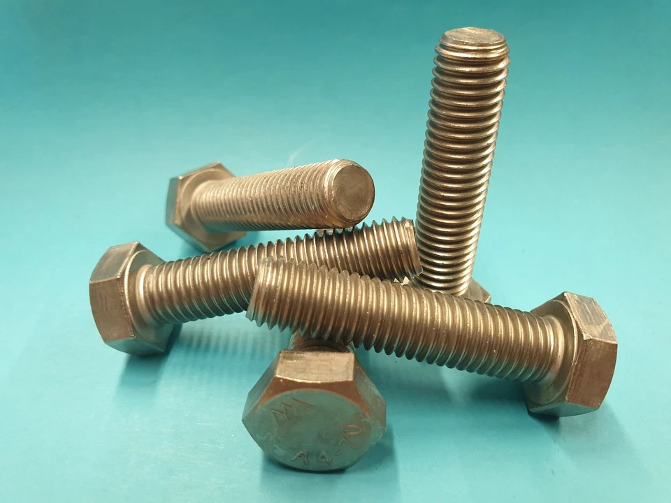 Vite Esagonale per Macchinario Acciaio Inox A4 ✅✅ M10 M12 M16 M20 M24✅ din 933 - Immagine 1 di 4