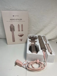 Herramienta de cepillo profesional de secado por soplado Sutra Aero Styler 5 en 1 rubor rosa - Imagen 1 de 14