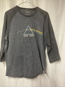 VTG Pink Floyd Dark Side Moon Black XL Brockum T-Shirt 1973 Tour Single Stitch - Picture 1 of 5