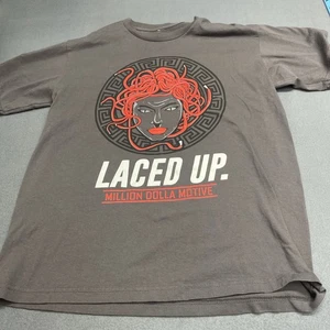 Medusa Graphic T Shirt Unisex XL Short Sleeve Gray Million Dolls Motive USA - Picture 1 of 9