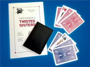 John Bannon's Twisted Sisters (Bicycle) - Amazing Packet Card Magic Trick - Picture 1 of 1