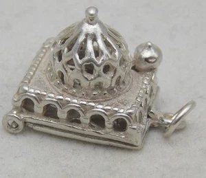 STERLING SILVER OPENING MOSQUE CHARM - Picture 1 of 4