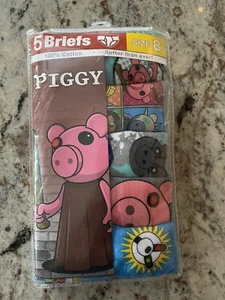 Roblox Piggy 5 Boys Briefs Underwear  Size 8 ~ New - Picture 1 of 7