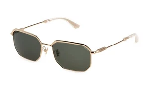 Police Men's Sunglasses Horizon 2 SPLF73 0300 Total Polished Rose Gold/Green - Picture 1 of 2