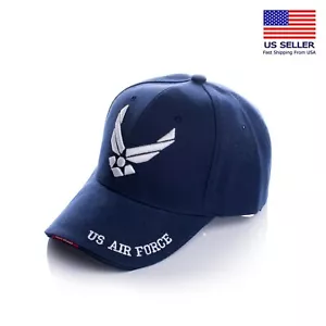US Air Force Cap Tactical Hat Blue Adjustable - Picture 1 of 4