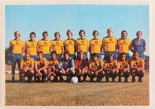 Eintracht Braunschweig Mannschaftsbild Bergmann Fussball 76/77 Sticker Panini