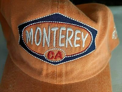 Souvenir Monterrey California Retro Ball Cap Embroidered Adjustable Hat Adults - Image 1 of 4