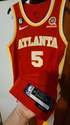 Camiseta autêntica DeJounte Murray 2022-23 Atlanta Hawks edição ícone 48 +2 - Imagem 1 de 4