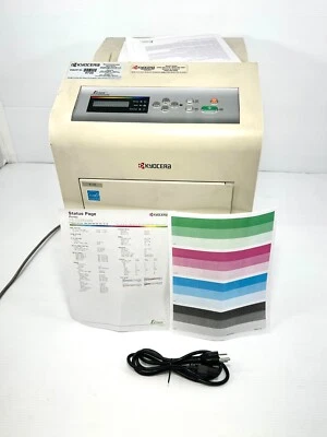 Kyocera FS-C5350DN Laser Network Color Printer with TONER & Pg: 40K TESTED Video - Image 1 of 4