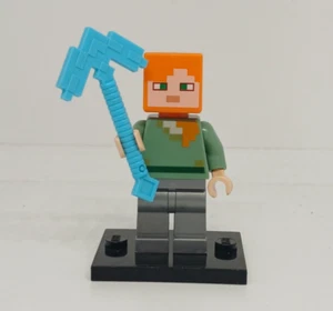 LEGO Minecraft : Alex - Minifig Figurine Personnage - Set 21125 min026 - Imagen 1 de 2