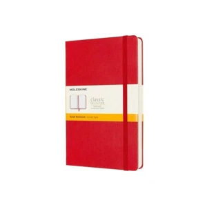 Moleskine Classic Hard Cover Notebook Expanded Ruled Large - Scarlet Red - Picture 1 of 4